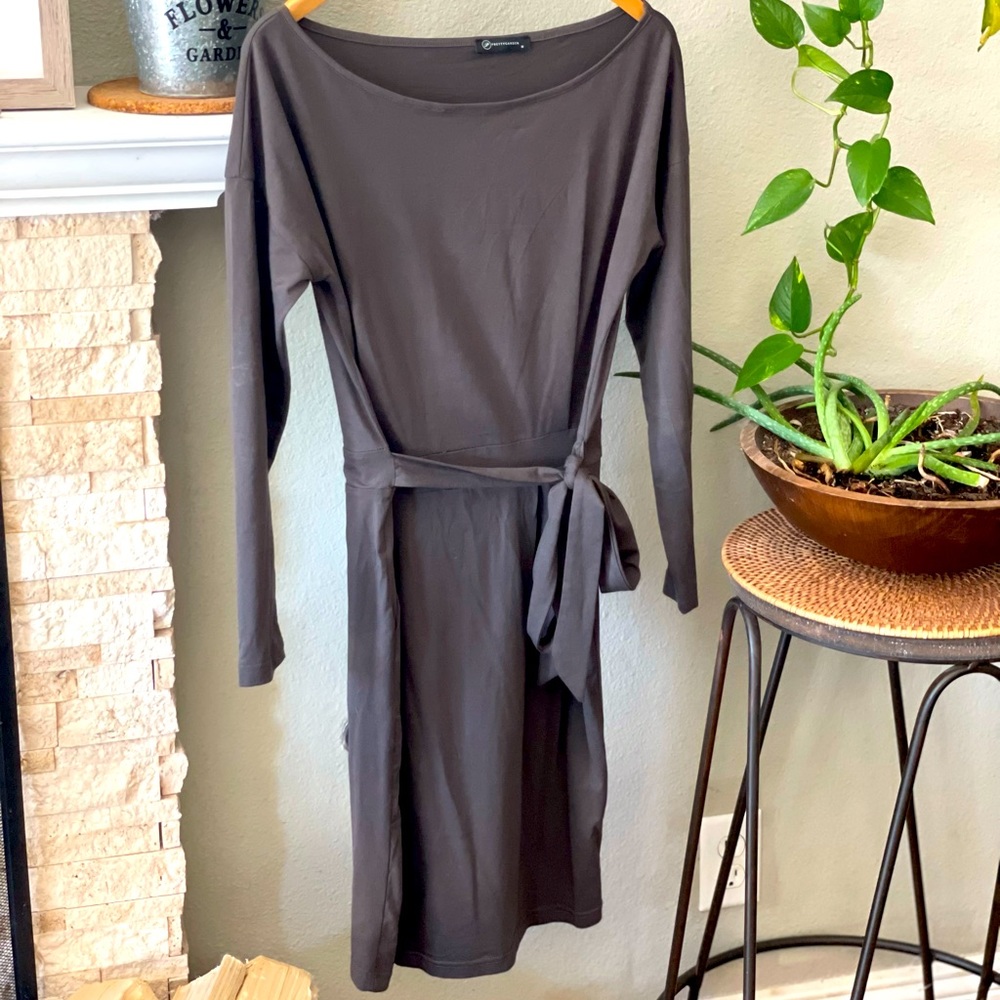 Pretty garden women’s long sleeve dress.